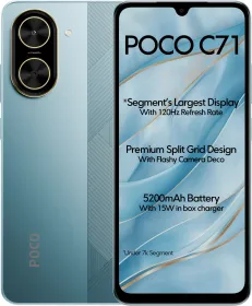 POCO C71 (6GB RAM + 128GB)