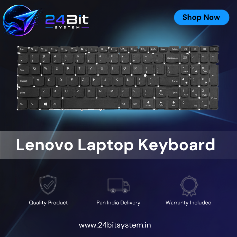 Lenovo IdeaPad 110-15IBR, 110-15ISK, 110-15AST, 110-15, 310-15, 510 Keyboard With ON/OFF Power Button