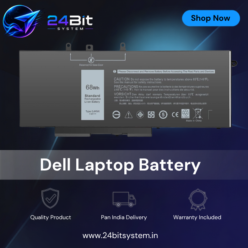 GJKNX - Dell Internal Laptop Battery [Compatible] for Dell Latitude 5280 5480 5580 5490 5590 5491 5591 5495 5488